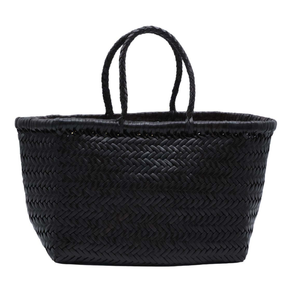 Dragon Diffusion Medium Woven Tote Bag With Glossy Finish And Structured Design