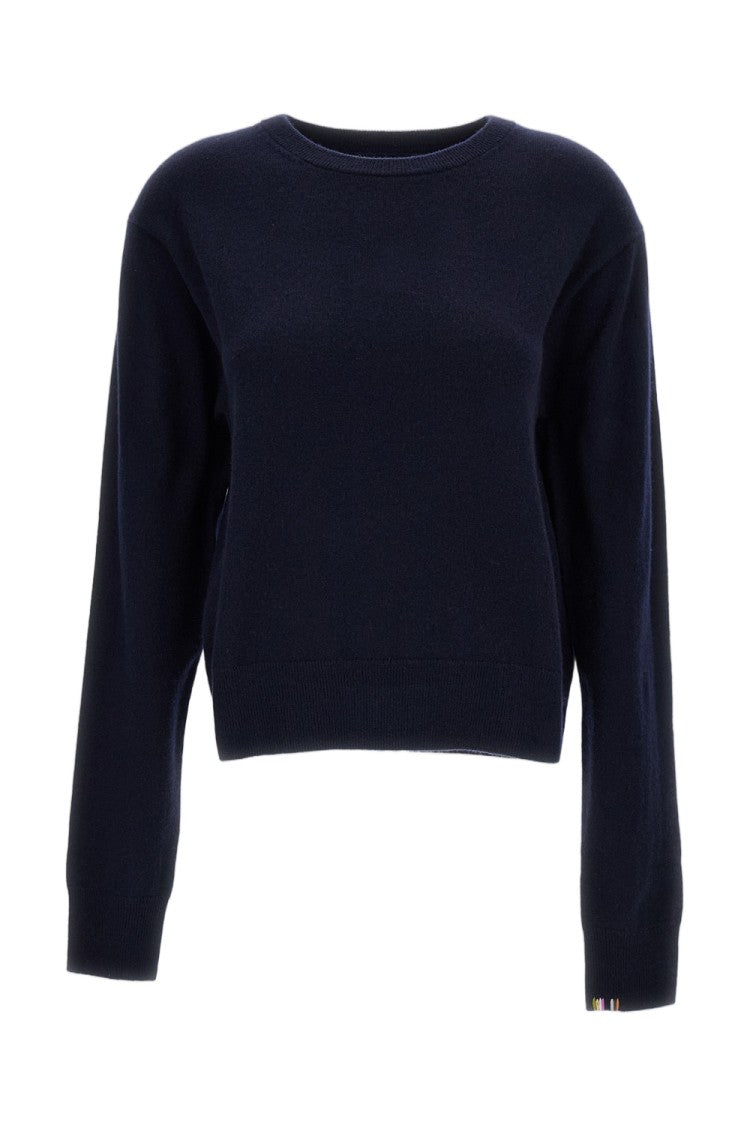 Extreme Cashmere Classic Crewneck Cashmere Sweater With Ribbed Details