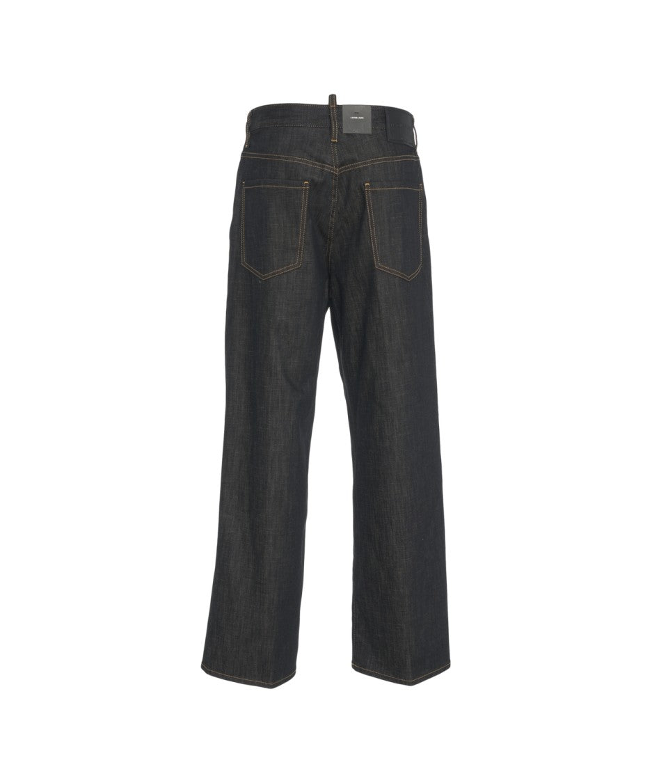 Dsquared2 Wide-Cut Loose Fit Jeans