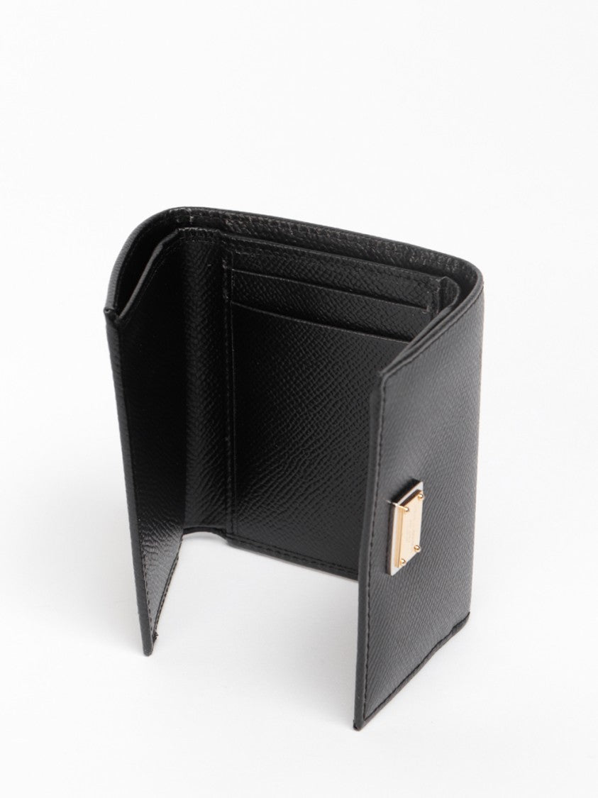Dolce & Gabbana Dauphine Calfskin French-Flap Wallet