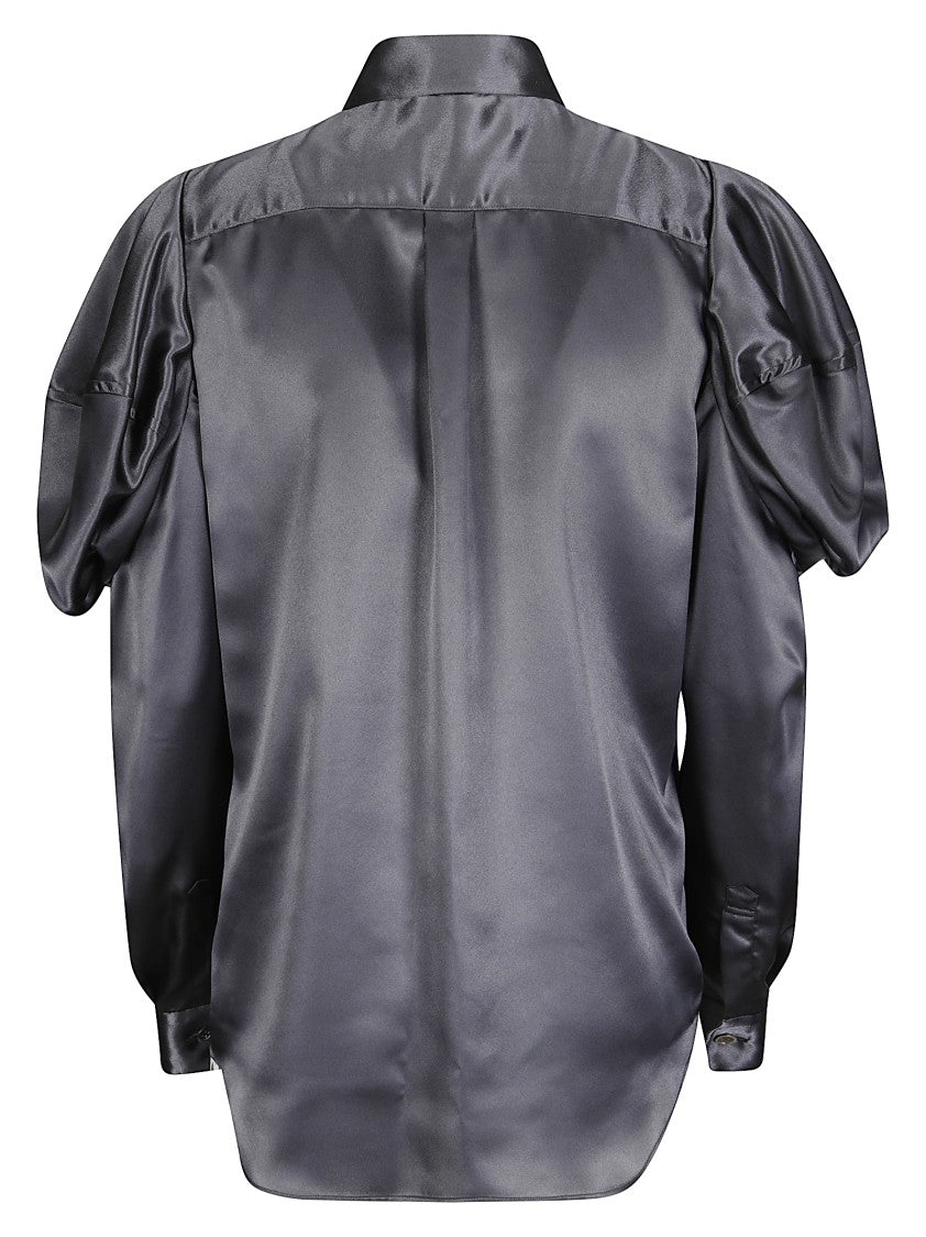 Comme Des Garçons Lightweight Classic Cut Blouse With Smooth Texture