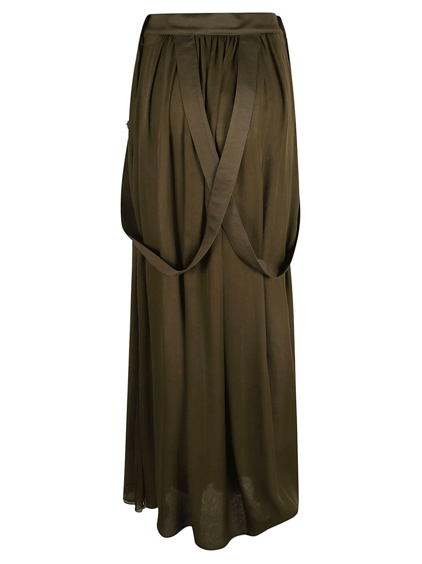 Max Mara Flowing Silk Skirt With High Waist