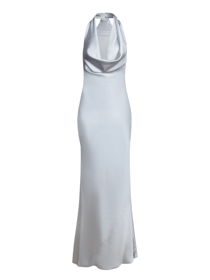 Norma Kamali Long Satin Dress