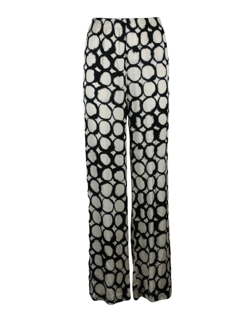 Alessia Santi Multicolor Viscose Satin Trackpants