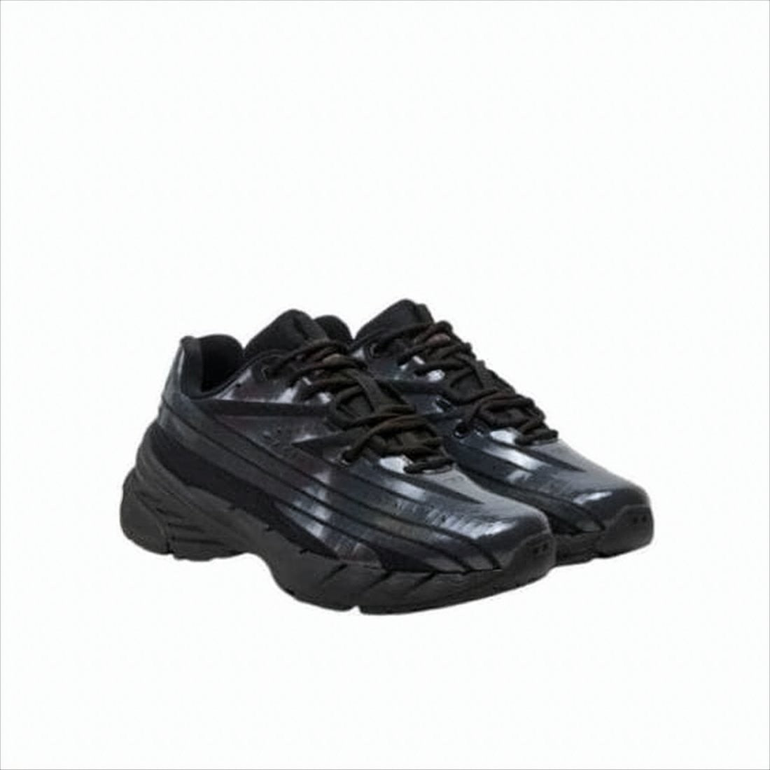 Diesel Angular Overlay Sneakers With Glossy Finish