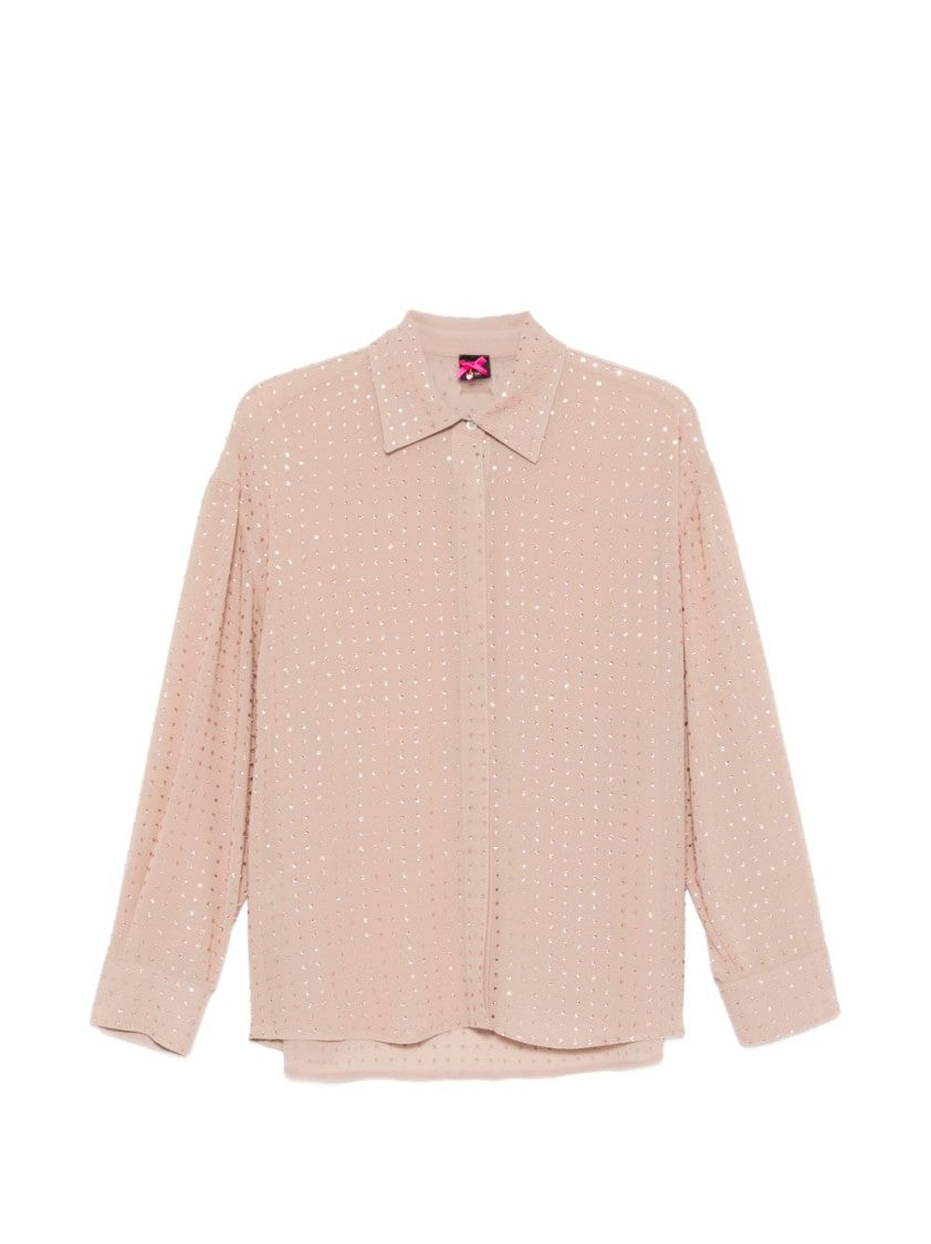 Pinko Relaxed Fit Dotted Print Shirt