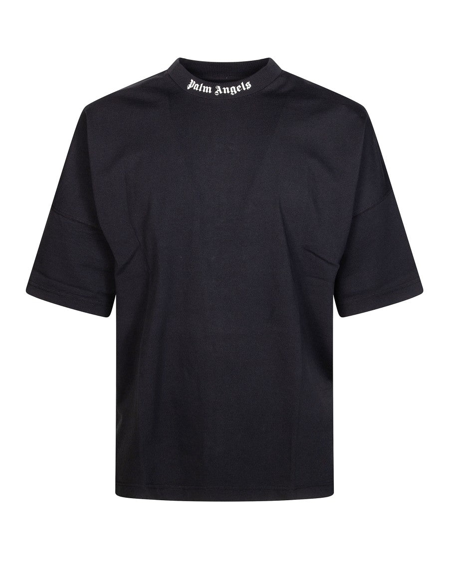 Palm Angels Oversized T-Shirt With Bold Logo Prints