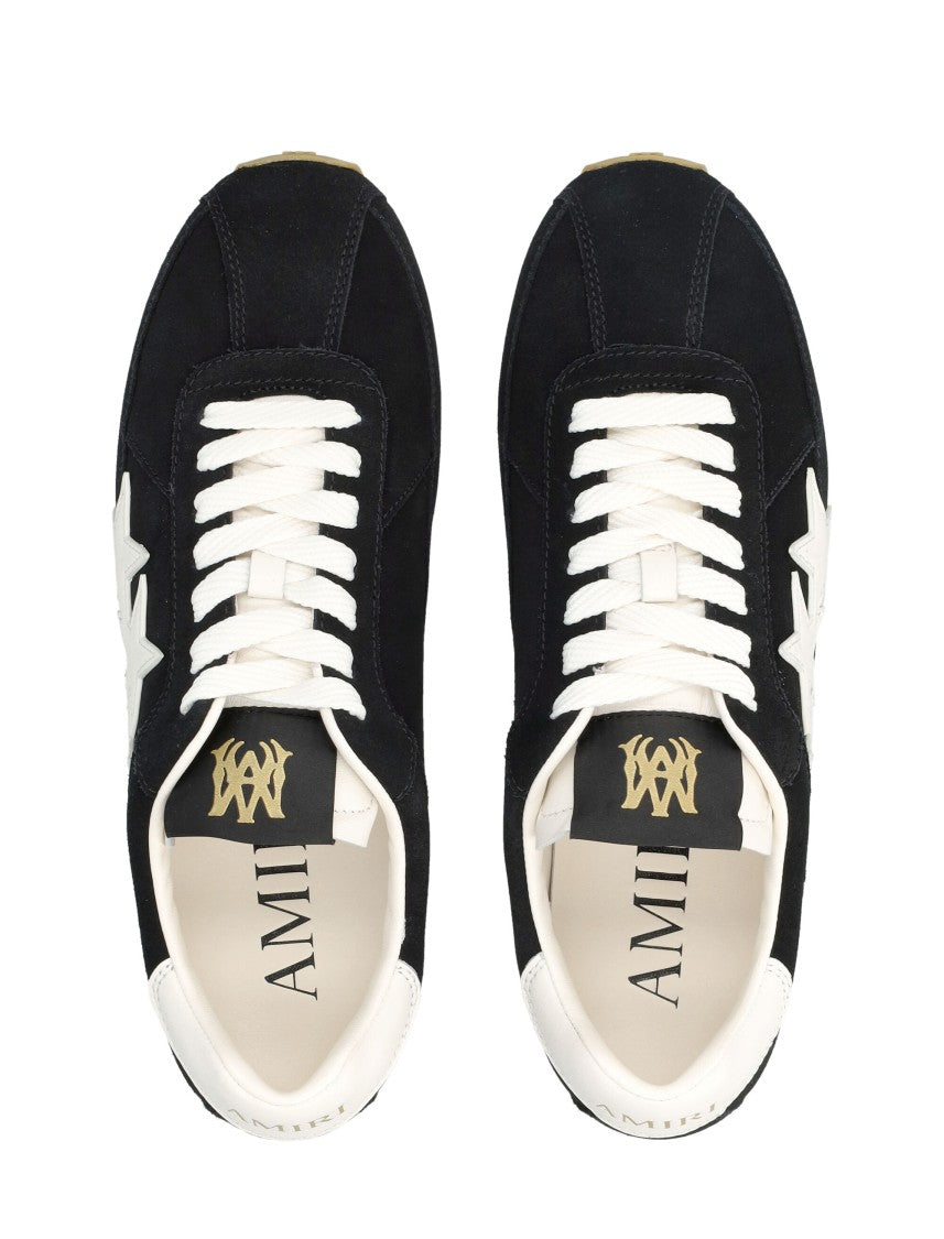 Amiri Pacific Flat Black Star Sneakers