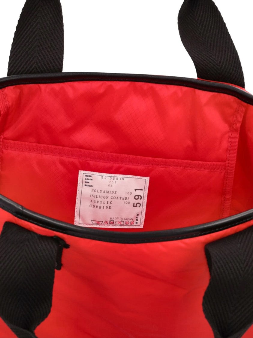 Sacai Skytex Logo Shopping Bag