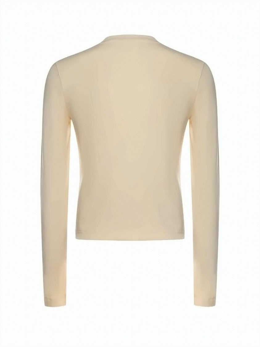 Jacquemus Fitted Long-Sleeved Top With Cropped Hem