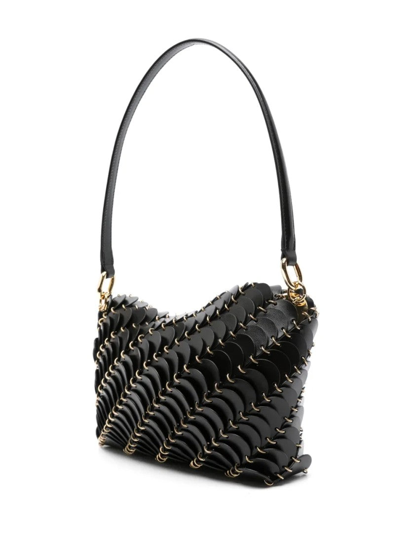 Paco Rabanne Structured Minimalist Smooth Surface Pochette Bag