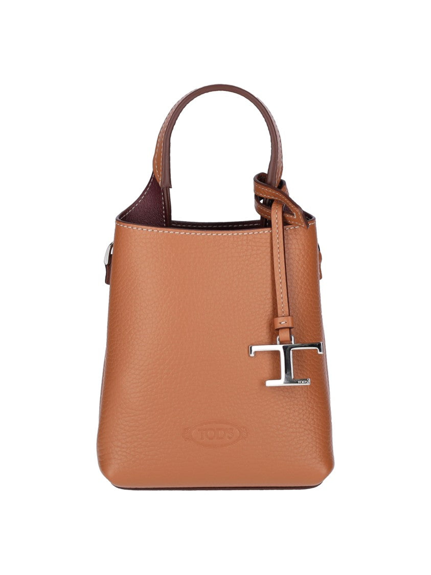 Tod's Structured Textured Leather Handbag