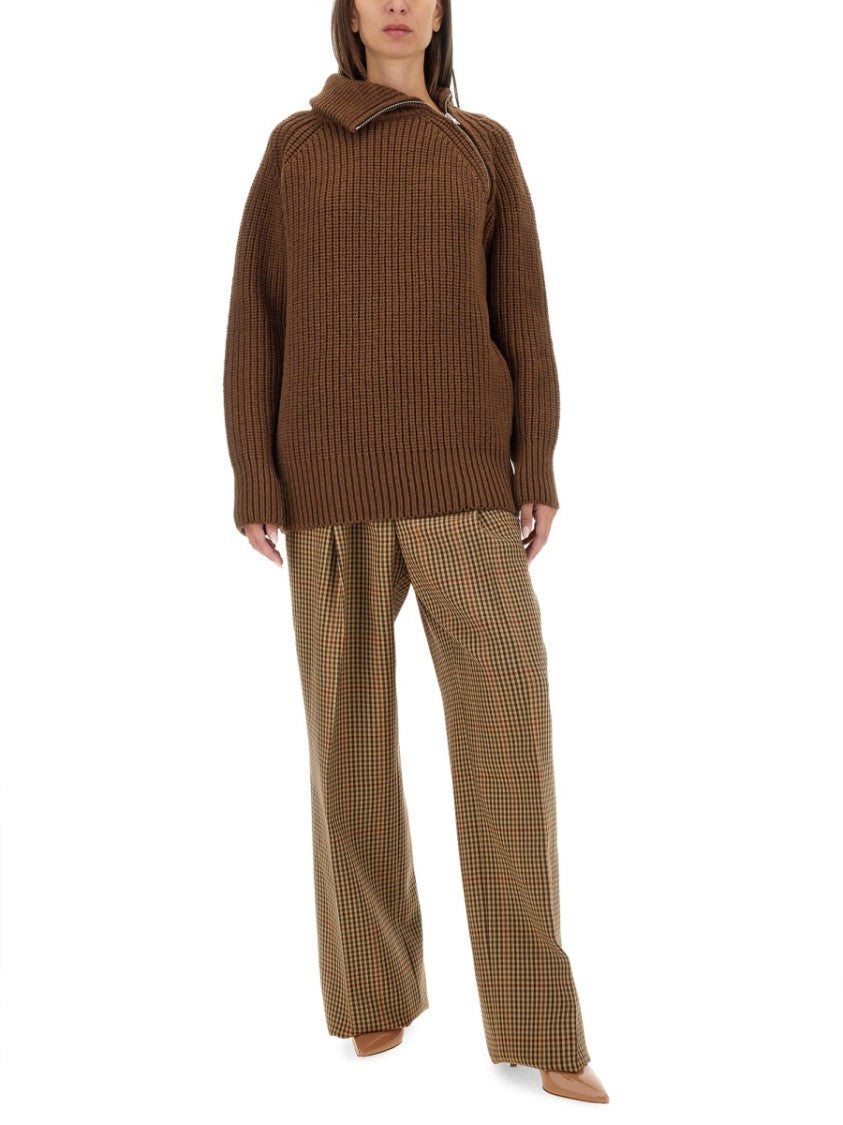 Dries Van Noten Zip-Closure Regular Fit Shirt With Structured Collar