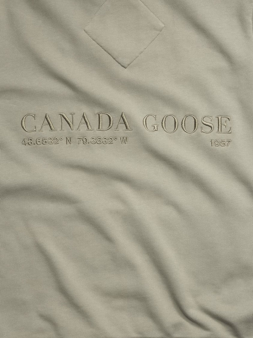 Canada Goose Relaxed Fit Men’S Hoodie With Embossed Logo