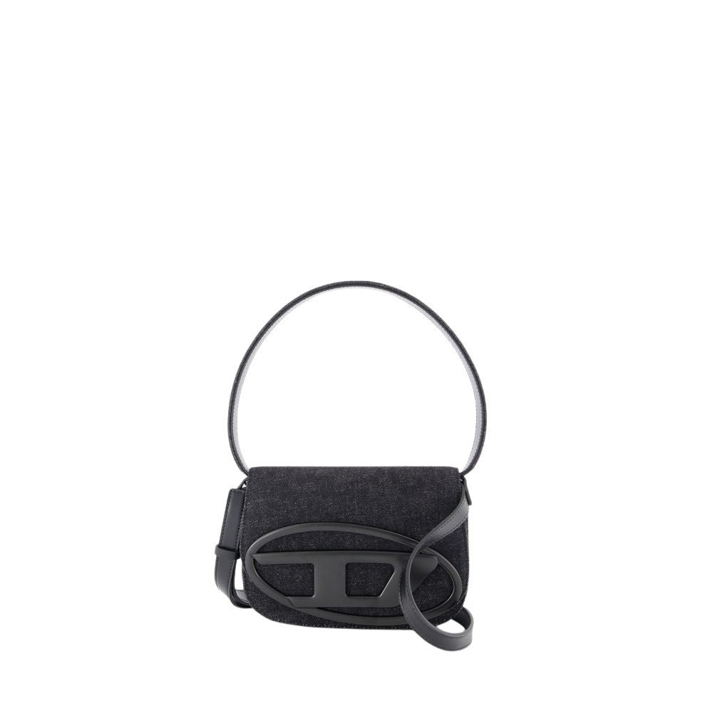 Diesel 1Dr Shoulder Bag - Cotton - Black