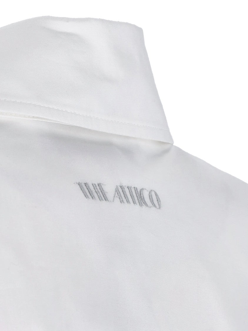 The Attico Mini Chemisier Dress – White