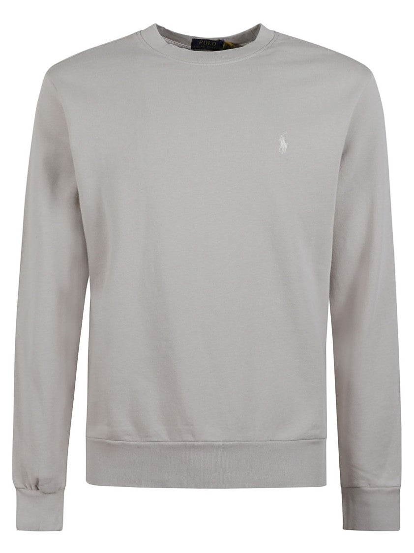 Polo Ralph Lauren Stoneware Gray Cotton Sweatshirt