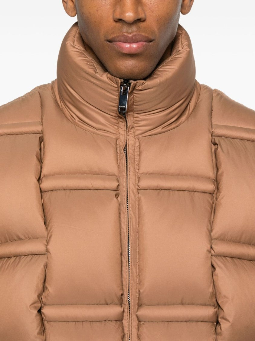 Raxxy Boxy Beige Quilted Knitwear Jacket