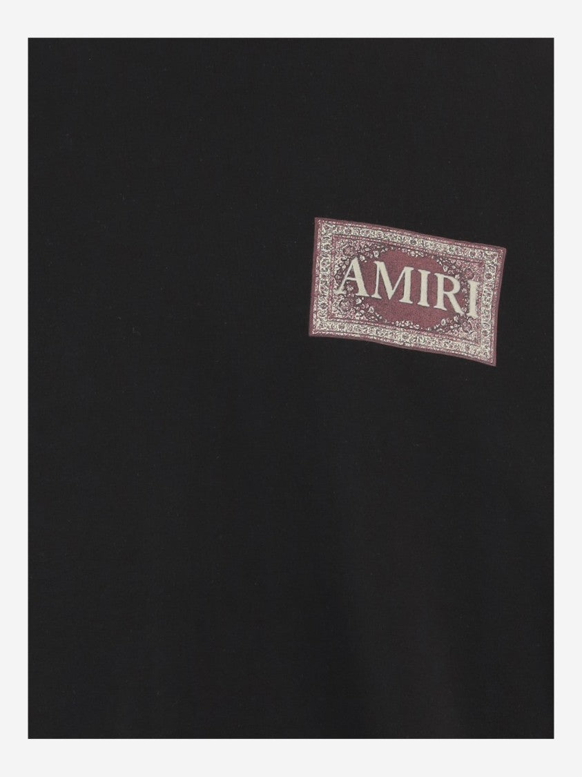 Amiri Graphic Print Black Cotton T-Shirt