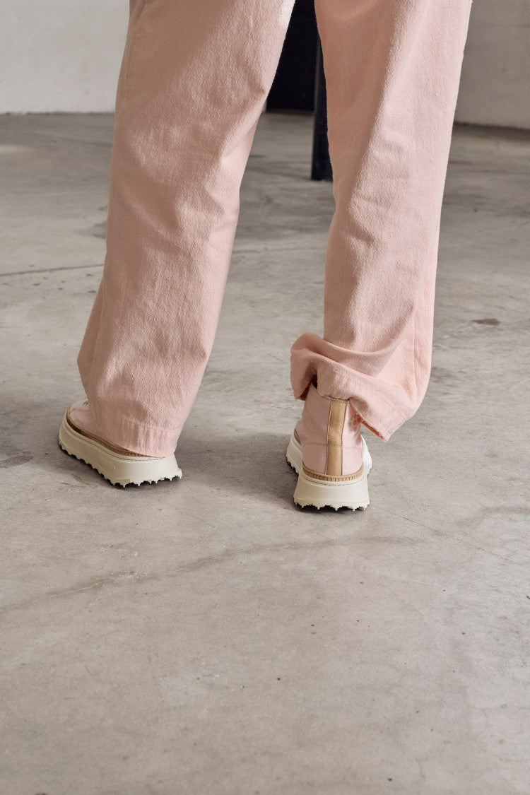 Bepositive Straight-Leg Pants With Asymmetrical Waistband Detail