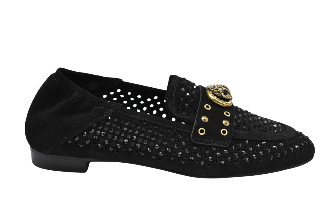 Kurt Geiger Black Suede Low Shoes