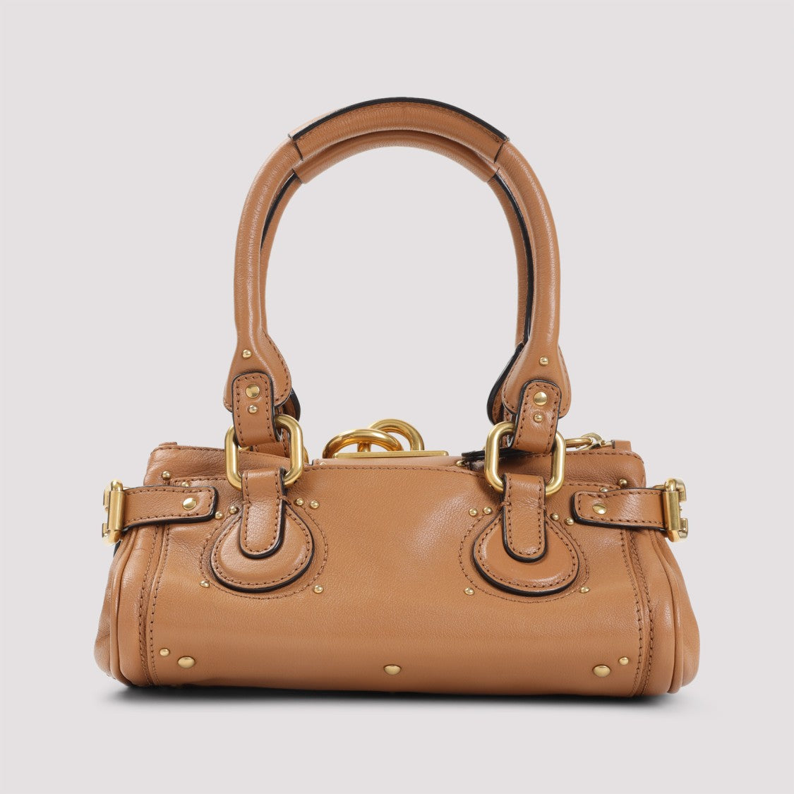 Chloé Paddington Brown Buffalo Leather Handbag