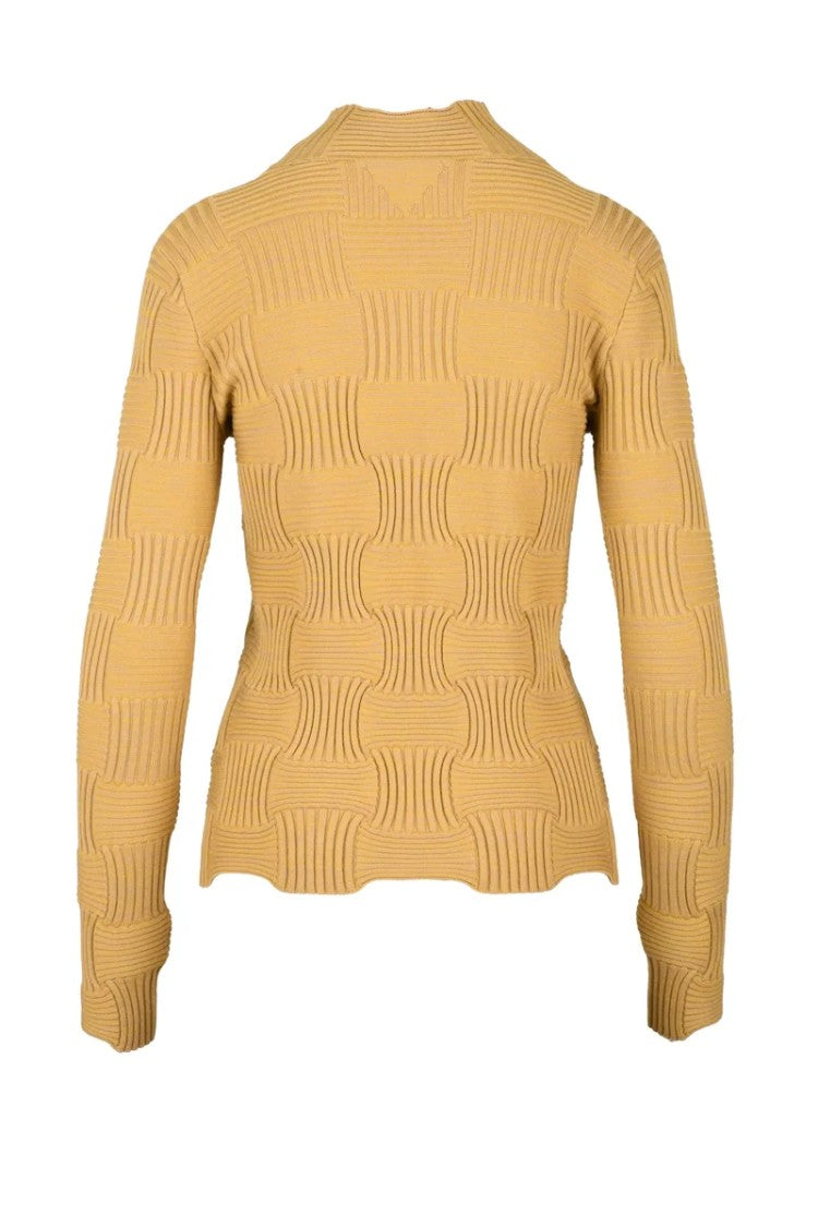 Bottega Veneta Underlayer Sweater Wool/Polyamide - Beige
