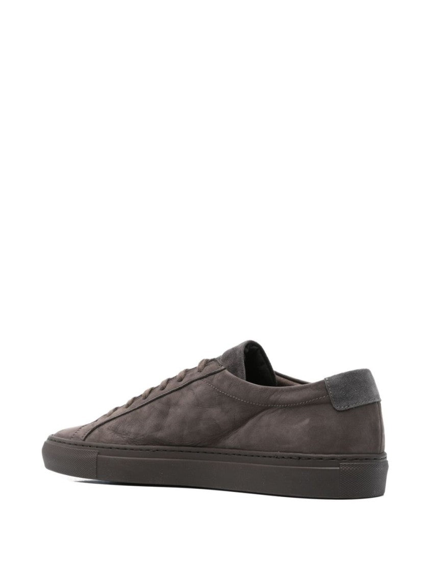 Common Projects Gray Leather Sneakers