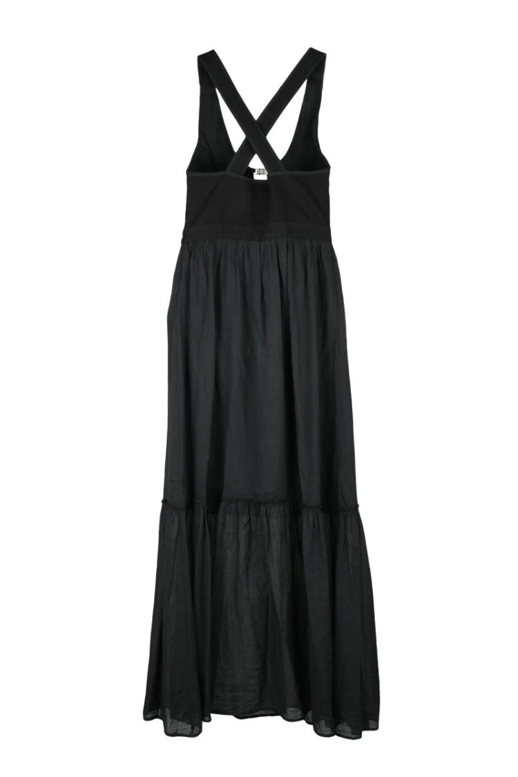Pinko Long Garzato Dress - Black