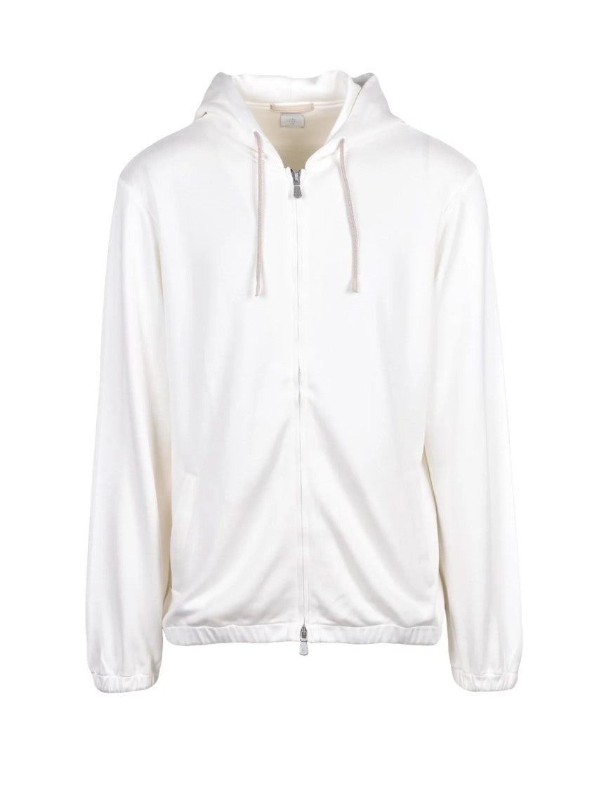 Eleventy Practical Zip Sweatshirt With Minimalist Aesthetic