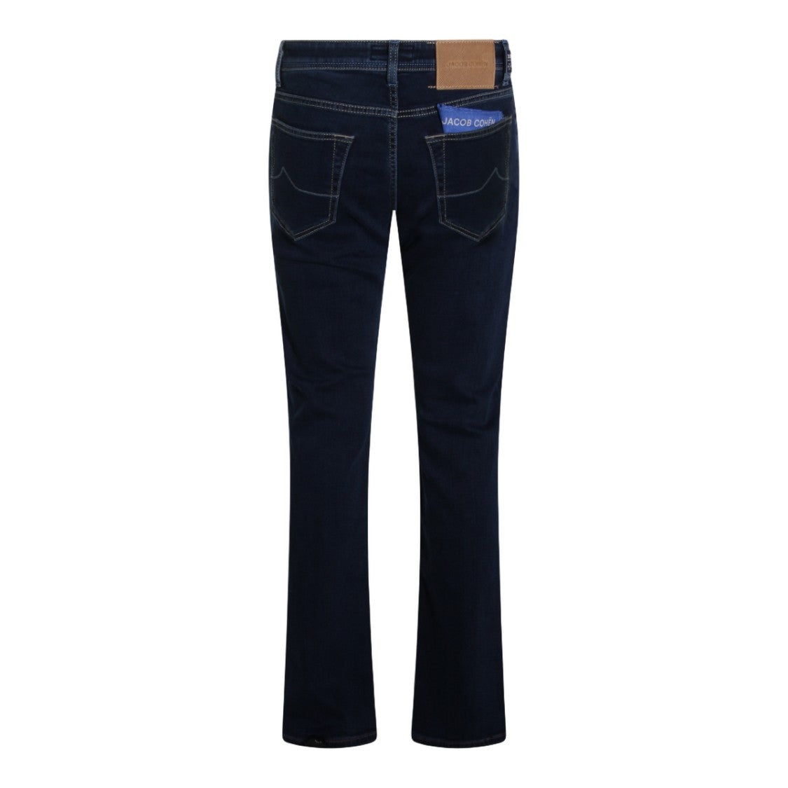 Jacob Cohen Straight-Leg Blue Jeans With Five-Pocket Design