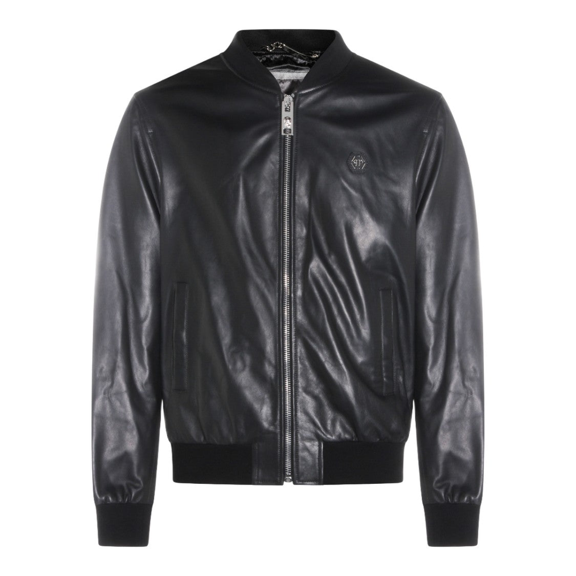 Philipp Plein Structured Black Jacket With Timeless Appeal