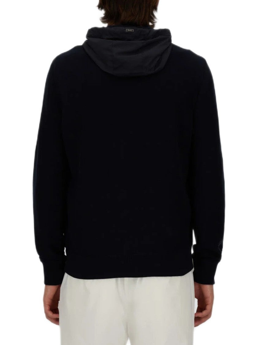 Herno Cotton And Nylon Jacket With Functional Design