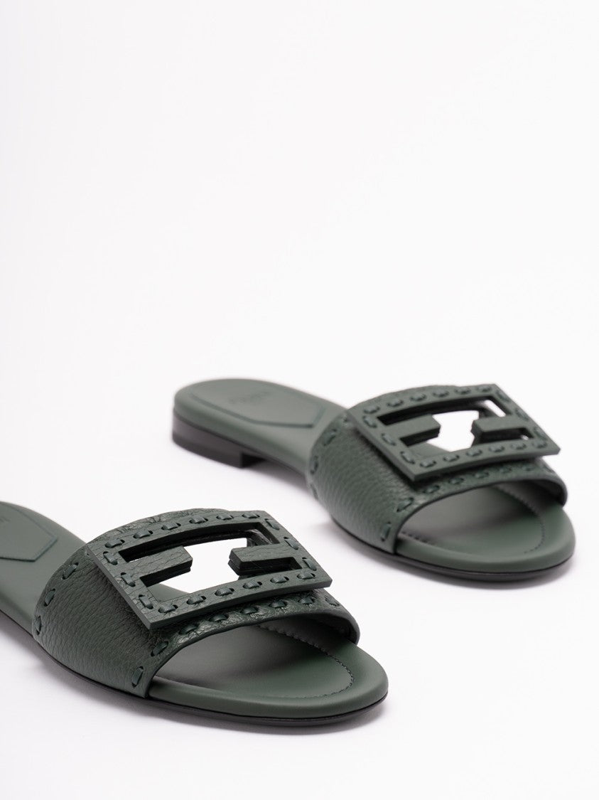 Fendi `Ff` Slides