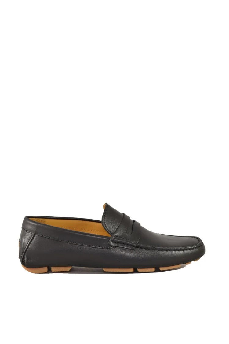 A.Testoni Men's Loafer - Black