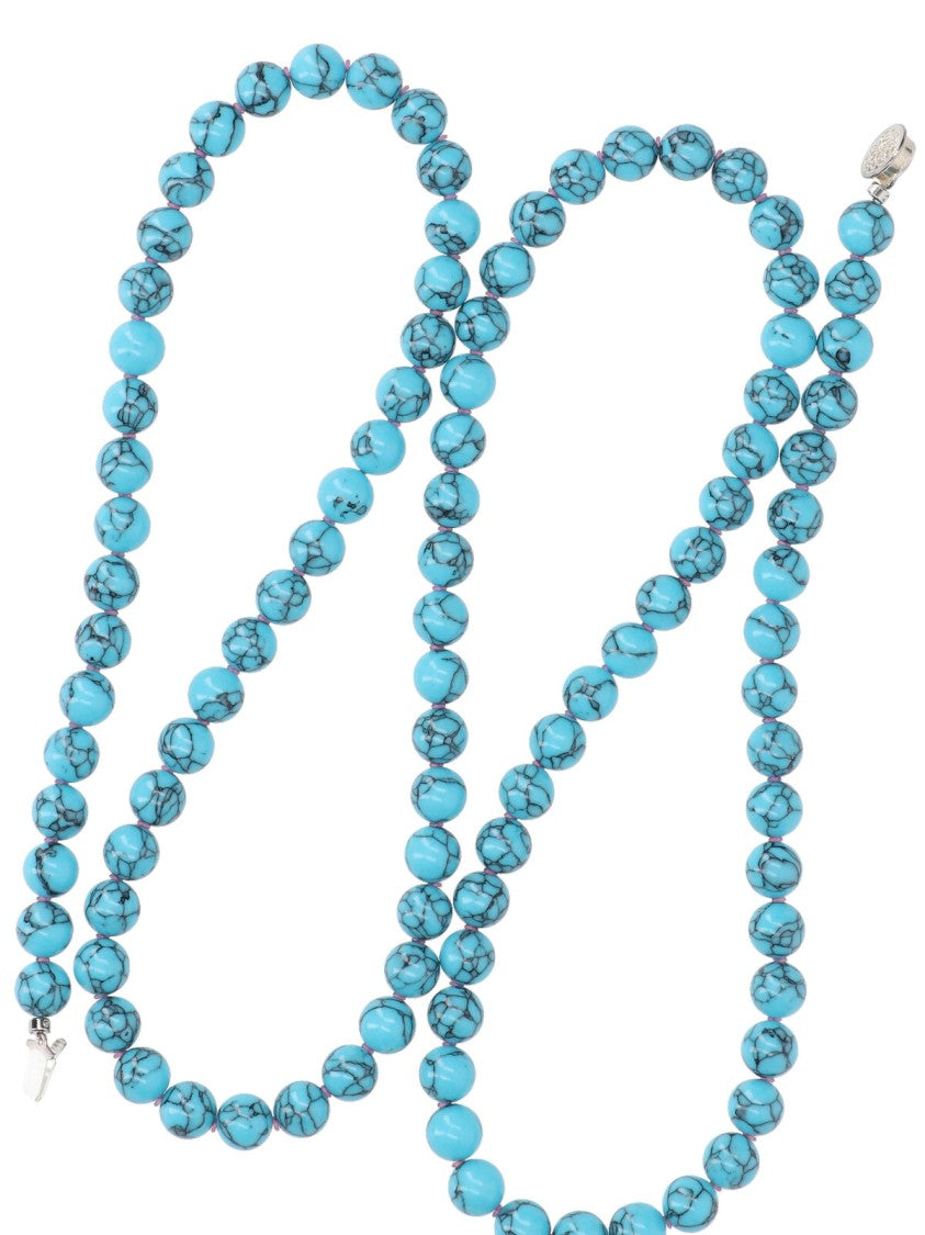 Needles Turquoise Necklace – Silver Detail