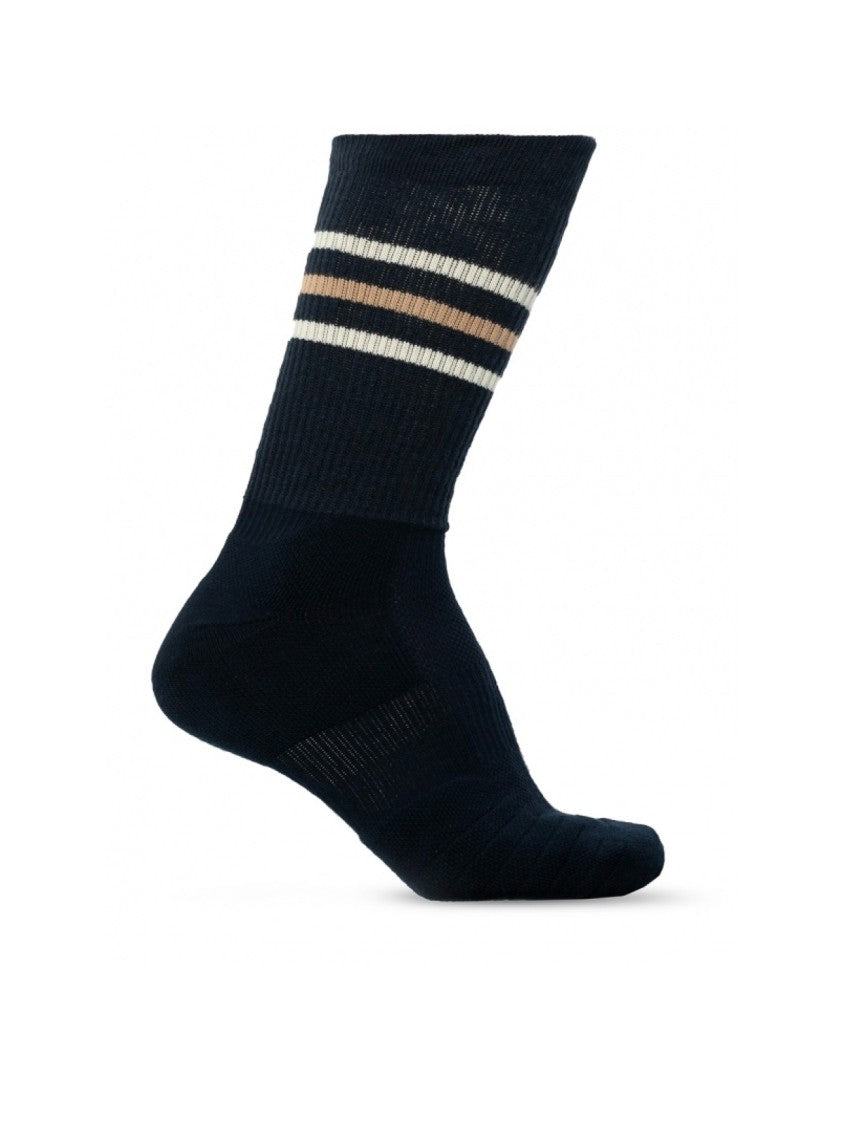 Gucci Logo Striped Knit Socks