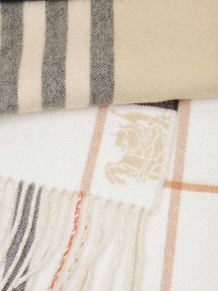 Burberry Multicolor Cashmere Double-Face Scarf