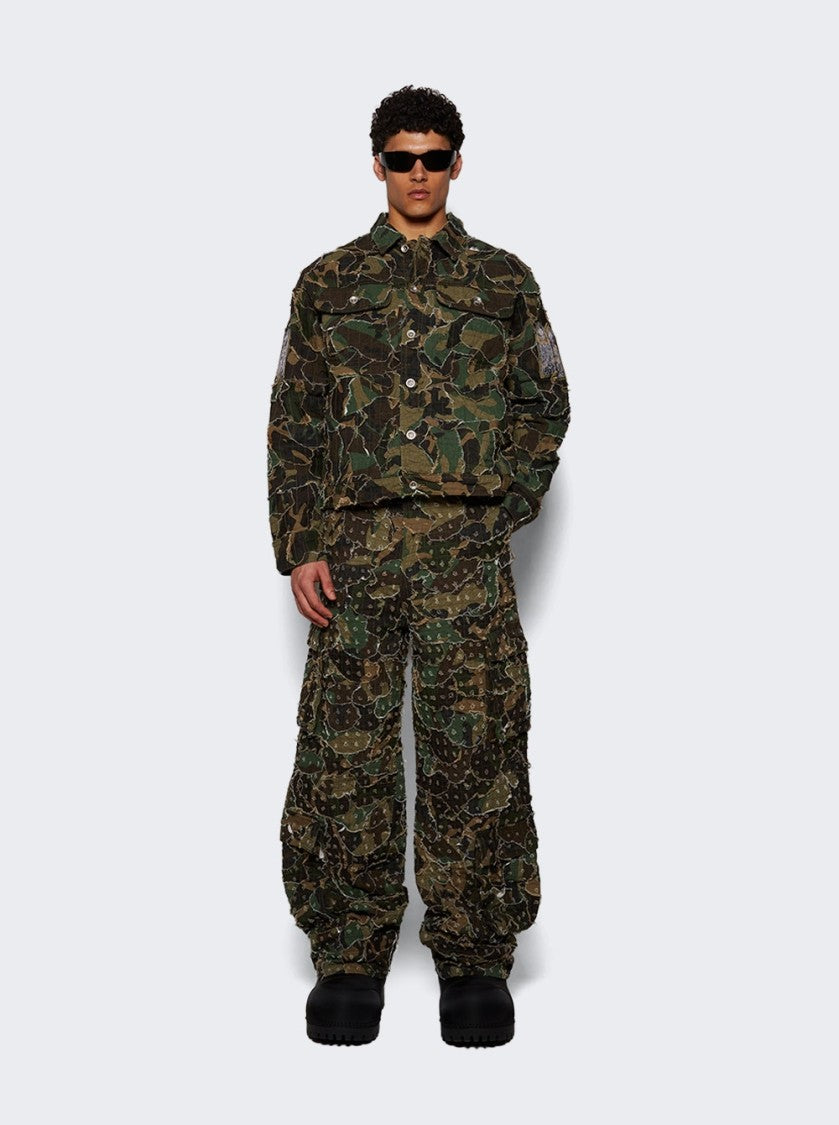 Who Decides War Micro Distressed Cargo Pant - Olive