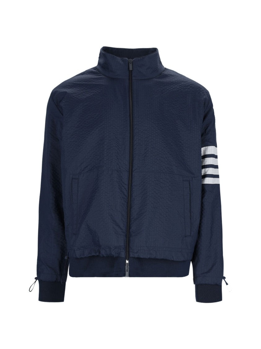 Thom Browne "4-Bar" Zip Jacket – Navy