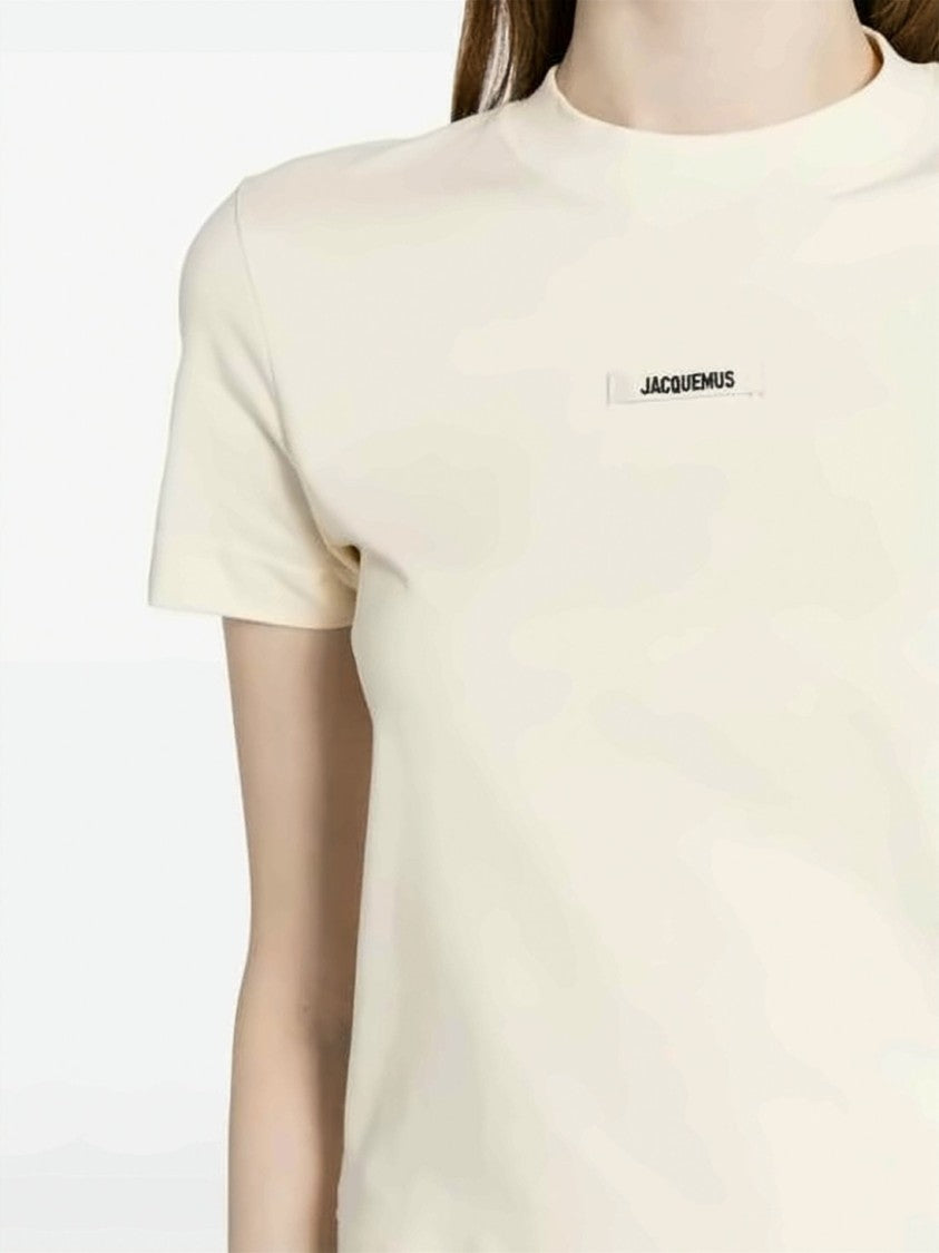 Jacquemus Cropped Crew Neck T-Shirt