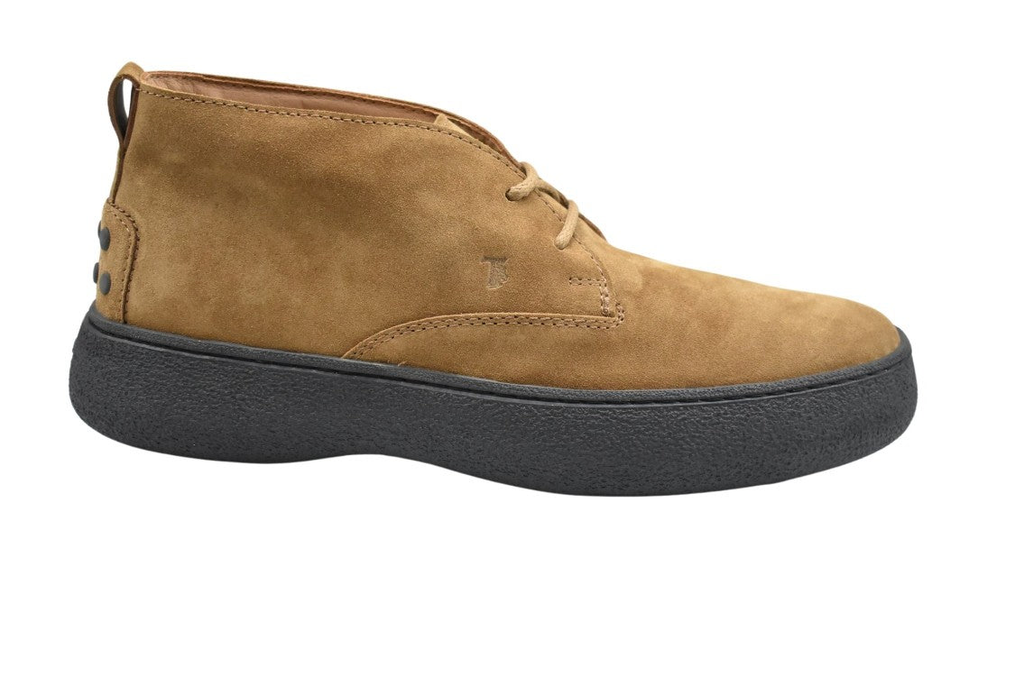 Tod's Laced Boots With Suede Upper