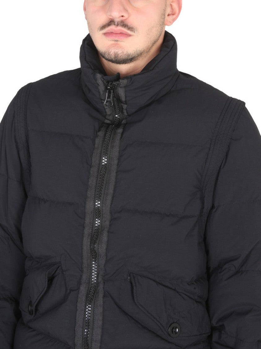 Ten C Down Jacket With Removable Sleeves