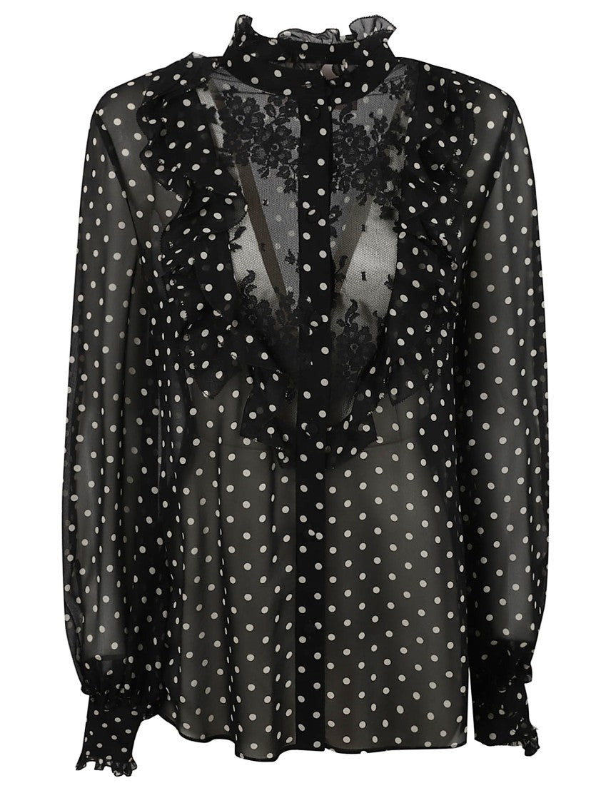 Valentino Garavani Polka Dot Silk Shirt