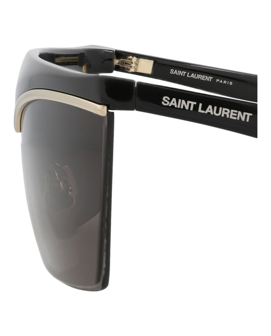 Saint Laurent Shield-Frame Injection Sunglasses
