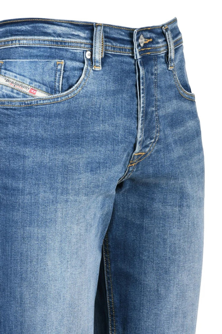 Diesel Blue 2023 D-Finitive Tapered Cotton Elastane Jeans