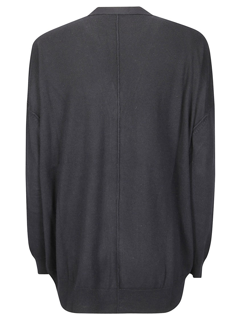 Stefano Mortari V-Neck Button-Down Cardigan With Asymmetrical Hem