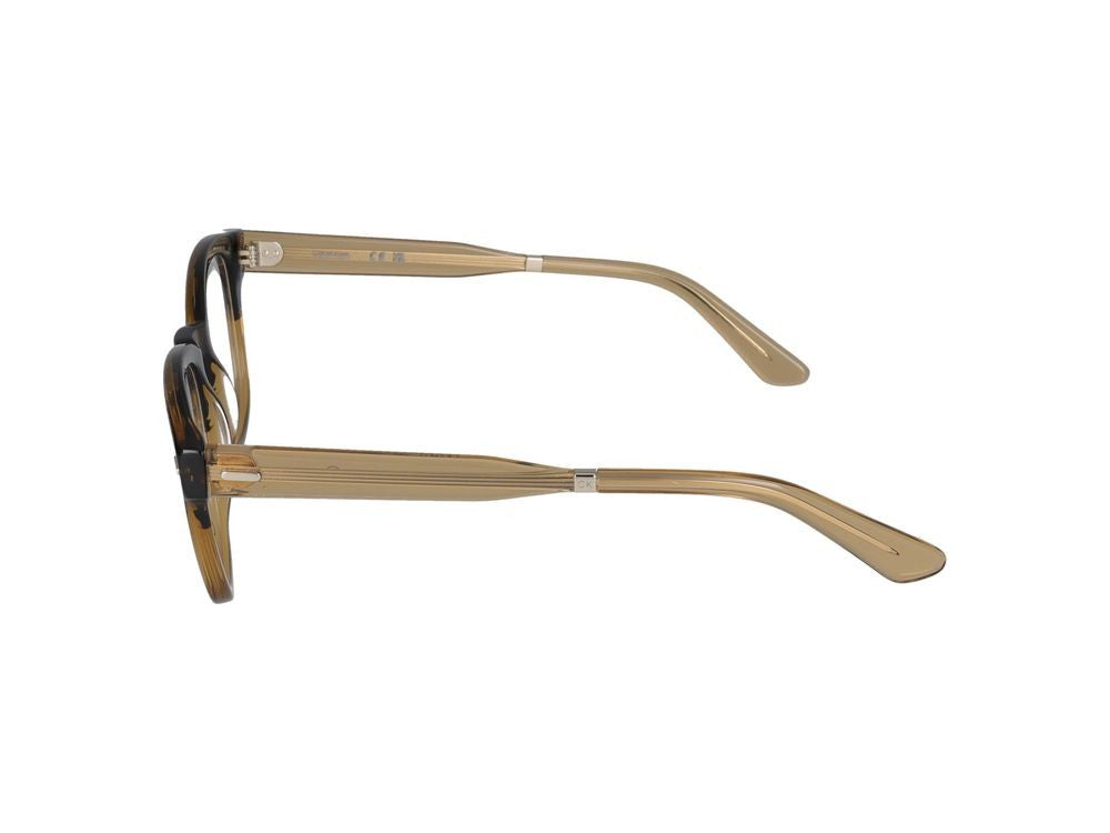 Calvin Klein Brown Havana Ck23511 Acetate Square Eyeglasses
