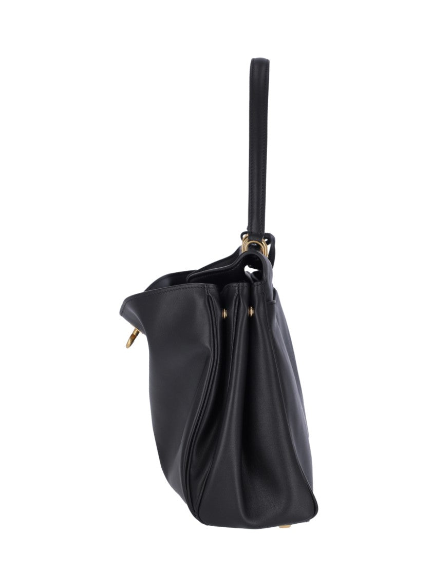 Balenciaga "Rodeo" Medium Shoulder Bag – Black