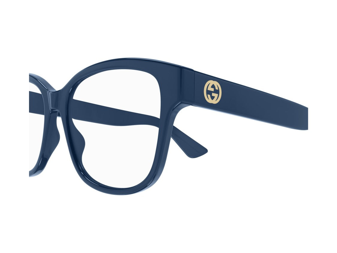Gucci Gold Gg1340o Black Square Eyeglasses